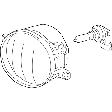 Lexus 81210-0W050 Lamp Assembly, Fog, RH