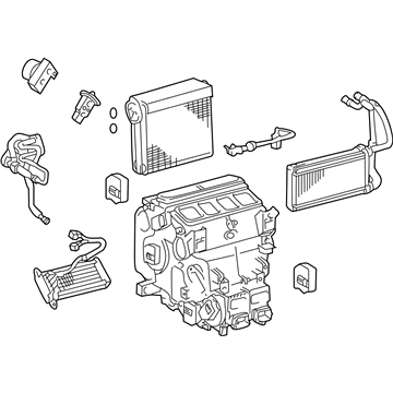 Lexus 87050-60870 Radiator Assembly, Air C