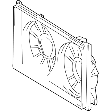 Toyota 16711-21021 Fan Shroud