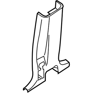 Nissan 76915-EA000 GARNISH-Lock Pillar , Lower RH