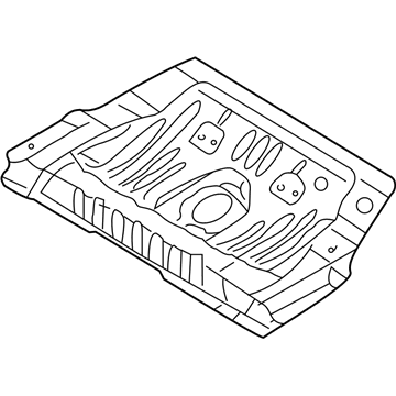 Kia 0K2BA53720 Panel Assembly-CENTERF Floor