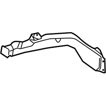 Lexus 55972-50080 Duct, Side DEFROSTER