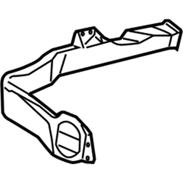 Lexus 55971-50060 Duct, Side DEFROSTER