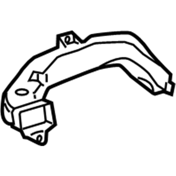 Lexus 55843-50130 Duct, Heater To Register