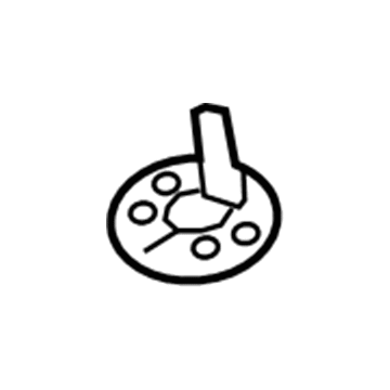 Mopar 68239134AB SPACER-Visor