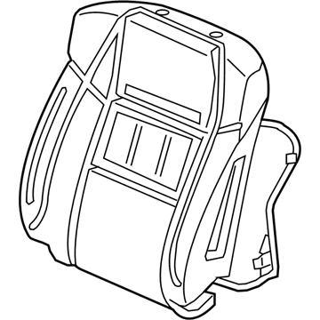 Acura 81127-T3R-A61 Pad Complete R, Front Back