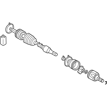 Mopar MR410044 Front Axle Shaft