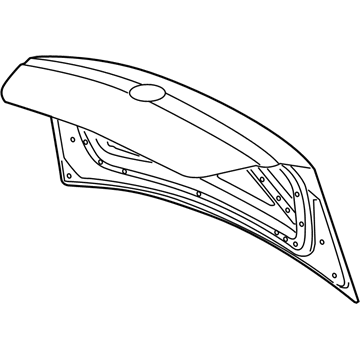 GM 89023035 Trunk Lid