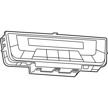 BMW 61-31-9-462-515 CLIMATE CONTROL PANEL, REAR