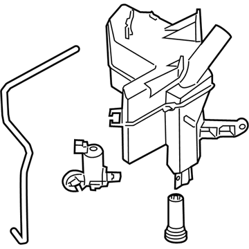 Nissan 28910-1AA0A Tank Assy-Windshield Washer