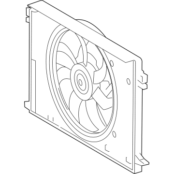 Toyota 16360-25030 Fan Module