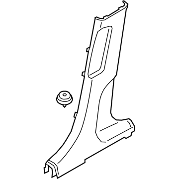 Hyundai 85835-J9000-TRY Trim Assembly-Center Pillar Lower LH