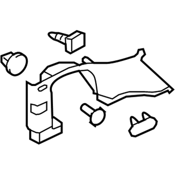 GM 96834856 Molding, Quarter Window Garnish