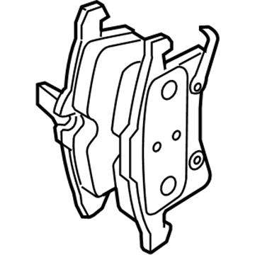 GM 93191893 Front Pads