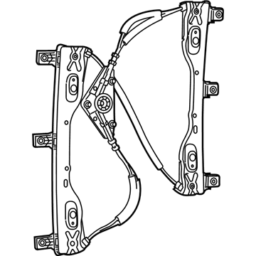 Mopar 68227255AB Front Door Window Regulator