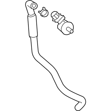 Infiniti 14912-1MG0B Hose Assy-Evaporation Control