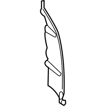 Infiniti 63132-ZR05A BAFFLE-Front Fender, RH