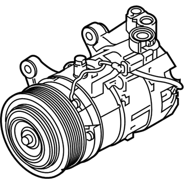 BMW 64-52-7-948-807 AIR COND.COMPRESSOR W/ MAGNE