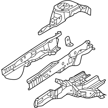 Mopar 68105062AB Rail-Frame Front