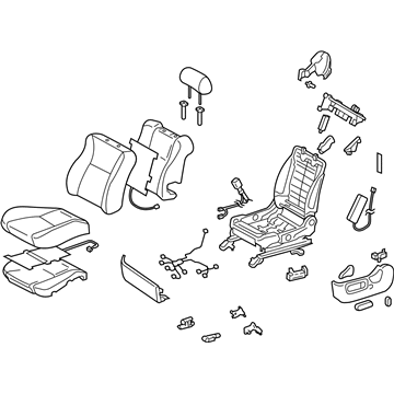 Toyota 71100-06461-B0 Seat Assy, Front RH