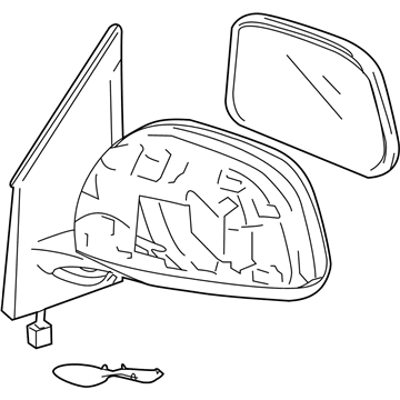 Toyota 87909-0R020 Mirror Assembly