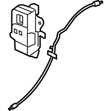 GM 22742883 Front Side Door Lock Assembly