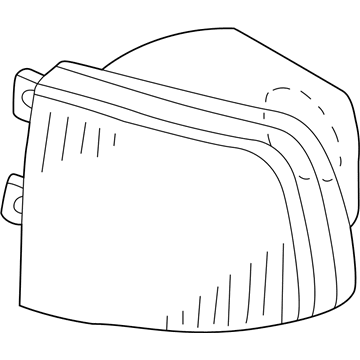 Nissan 26159-2W100 Housing Assy-Fog Lamp, LH