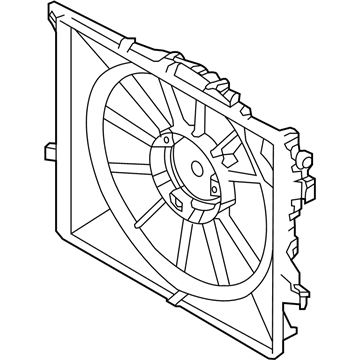 Kia 25350A7000 SHROUD-Radiator