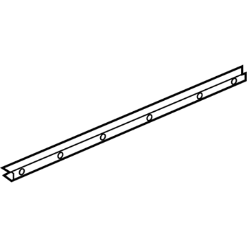 Acura 72835-TX6-A01 Weatherstrip, Rear Door (Inner)