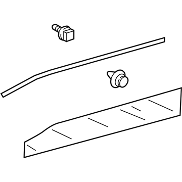 Toyota 75074-0R070 Lower Molding