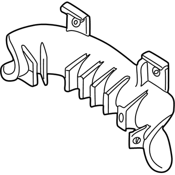 BMW 64-54-8-369-127 Air Channel Bracket