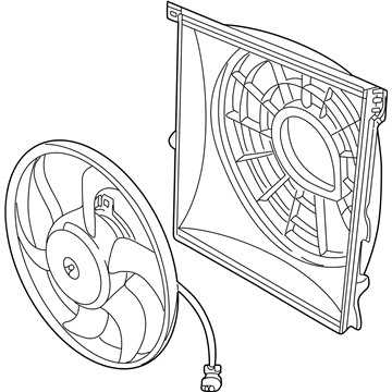 BMW 64-50-8-372-039 Suction Fan