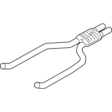 BMW 18-30-8-635-592 Front Silencer