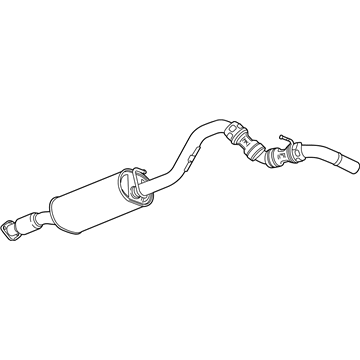 GM 84229608 Muffler W/Tailpipe