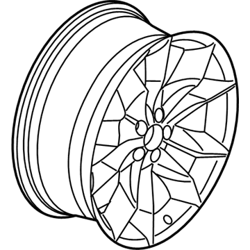 Ford BB5Z-1007-C Wheel, Alloy