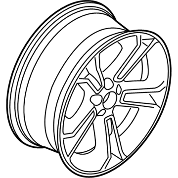 Ford FB5Z-1007-G Wheel, Alloy