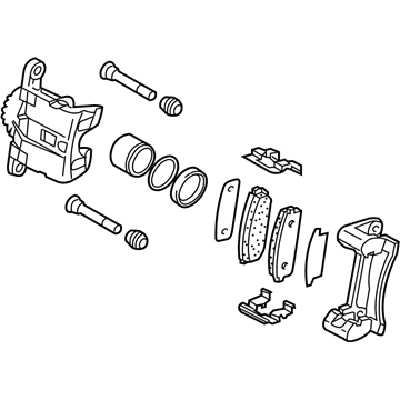 Kia 582303E200 Rear Disc Brake Assembly, Right