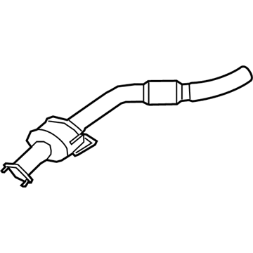 Ford L1MZ-5E212-V Converter & Pipe