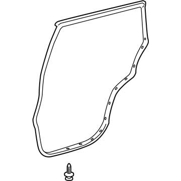 Toyota 67872-42120 Door Weatherstrip