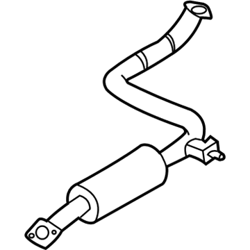 Nissan 20300-3Y300 Exhaust, Sub Muffler Assembly