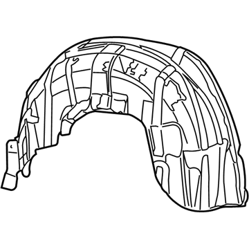 Mopar 57010710AL SILENCER-WHEELHOUSE Inner