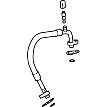 Ford BR3Z-19D742-C Front AC Hose