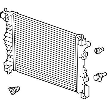 GM 95298552 Radiator