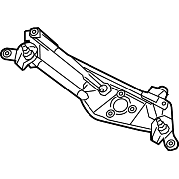 Hyundai 98120-D3000 Linkage Assembly-Windshield Wiper