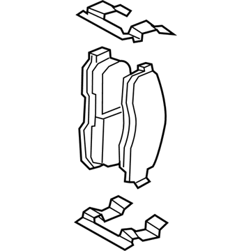 Ford 8L2Z-2V001-B Front Pads