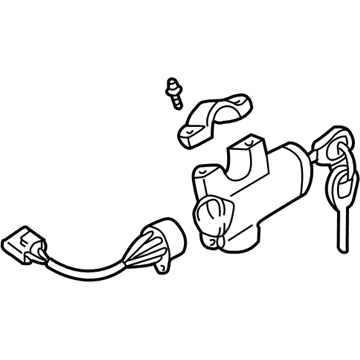 Nissan D8700-4S100 Lock Set-Steering