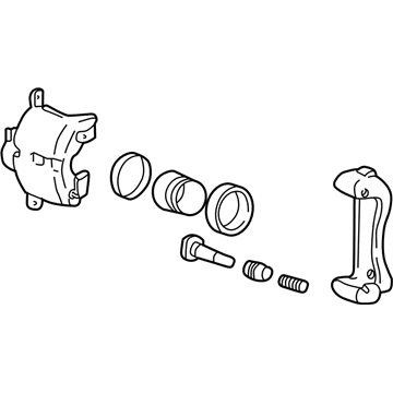 Hyundai 58310-38A10 Caliper Kit-Rear Brake, LH