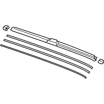 Honda 76620-TLA-A02 Blade, Windshield Wiper (650MM)