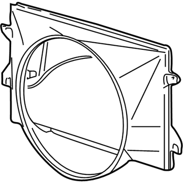 Ford F65Z8146BE Fan Shroud