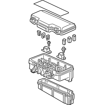 Honda 38250-S2A-A01 Box Assembly, Relay
